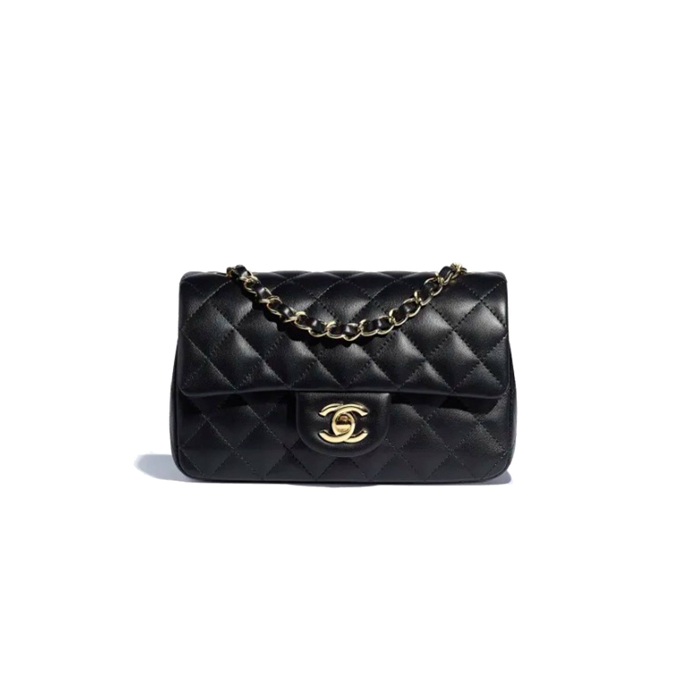 CHANEL MINI FLAP BAG GOLD HARDWARE  A69900 Y04059 94305 (20*12*6cm)